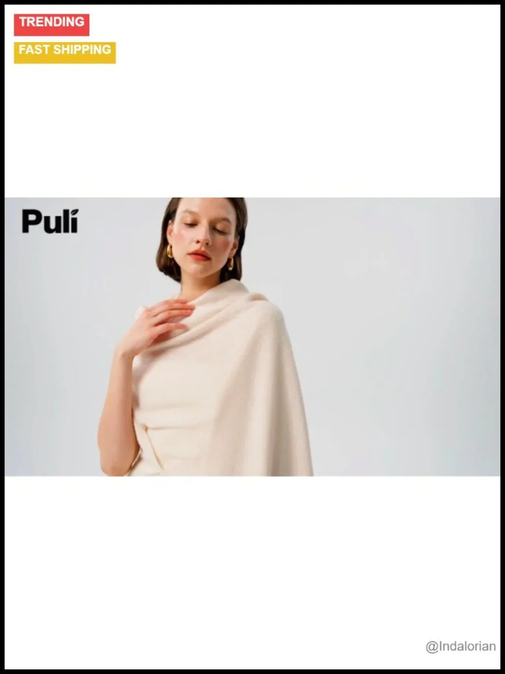Wool Cashmere Wrap Shawl for Evening Dress Wedding Bridal Pashmina Scarf Travel